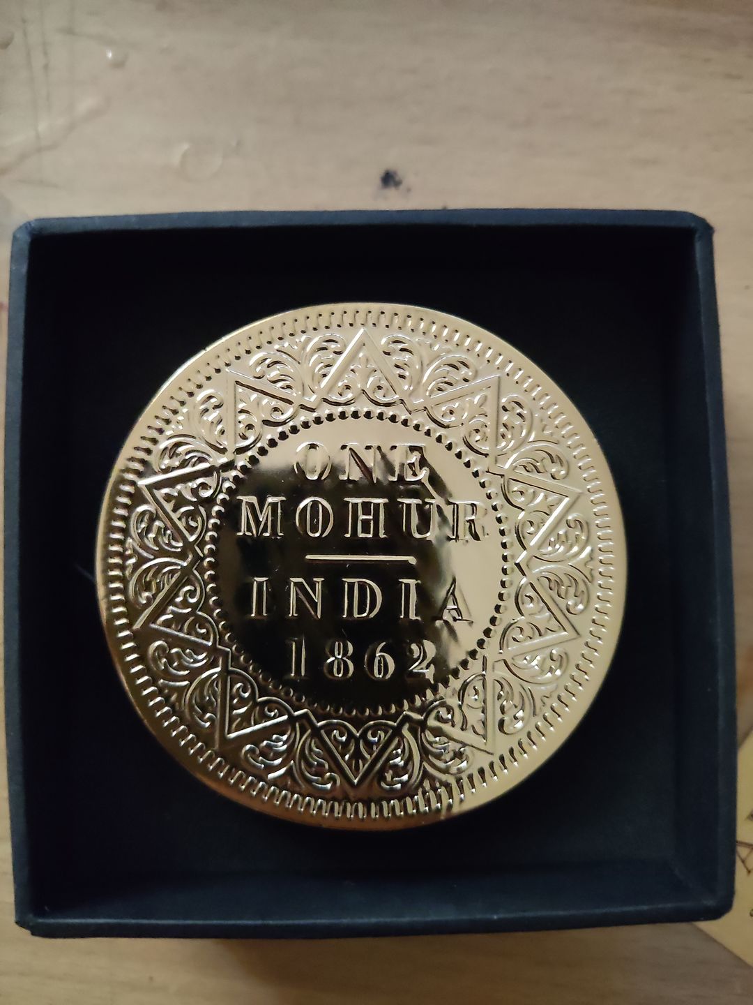 Customer photo review of Paperweight - One Mohur