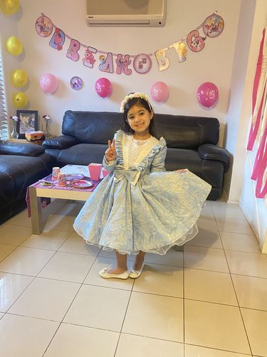 Customer photo review of Elegant Bow Fluffy Party Birthday Princess Dress