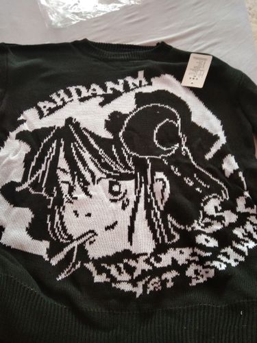 Customer photo review of Harajuku Style Moon Girl Anime Knit Sweater
