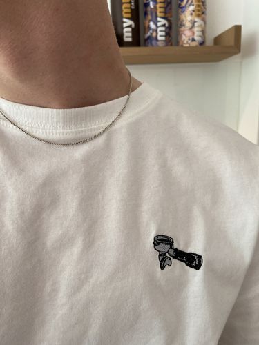 Customer photo review of Siebträger | Besticktes Organic Bio Baumwoll-T-Shirt