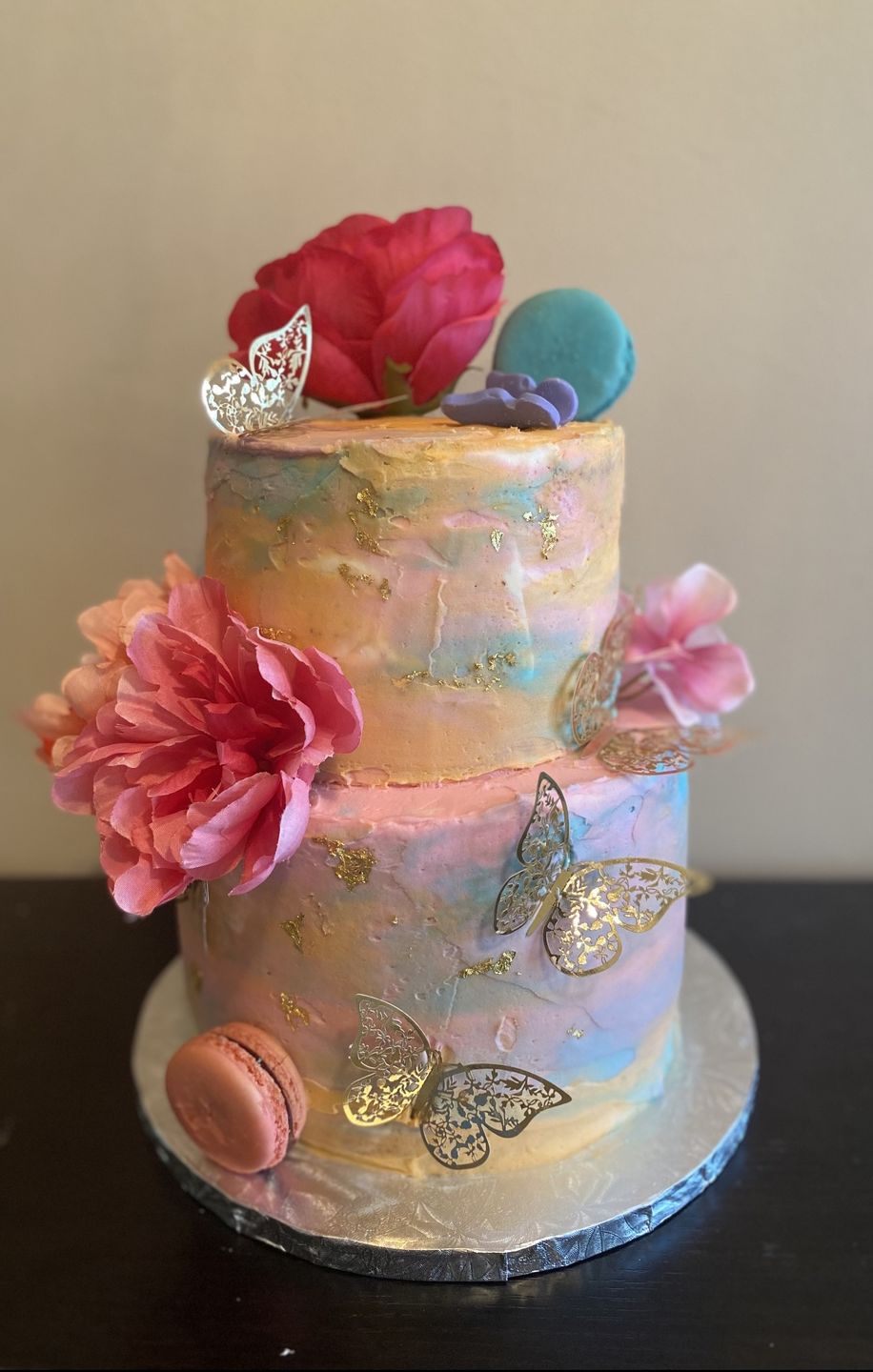 Customer photo review of Pretty butterfly toppers - Pack of 12 (3 sizes)