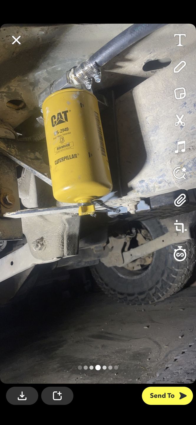 Customer photo review of CAT Water Separator Filter (175-2949)