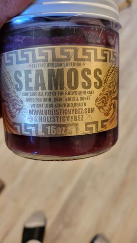 Customer photo review of Electric Dragon Sea Moss Gel Trio