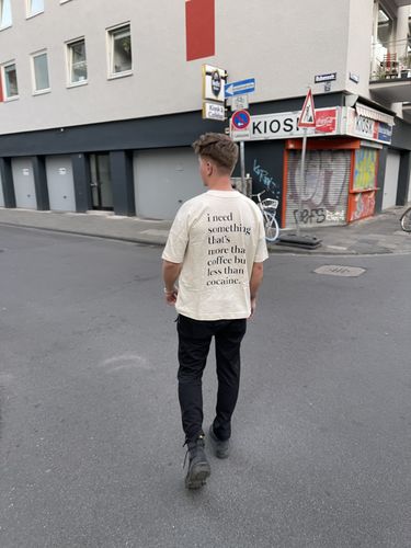 Customer photo review of MORE THAN COFFEE - Premium Shirt Oversize