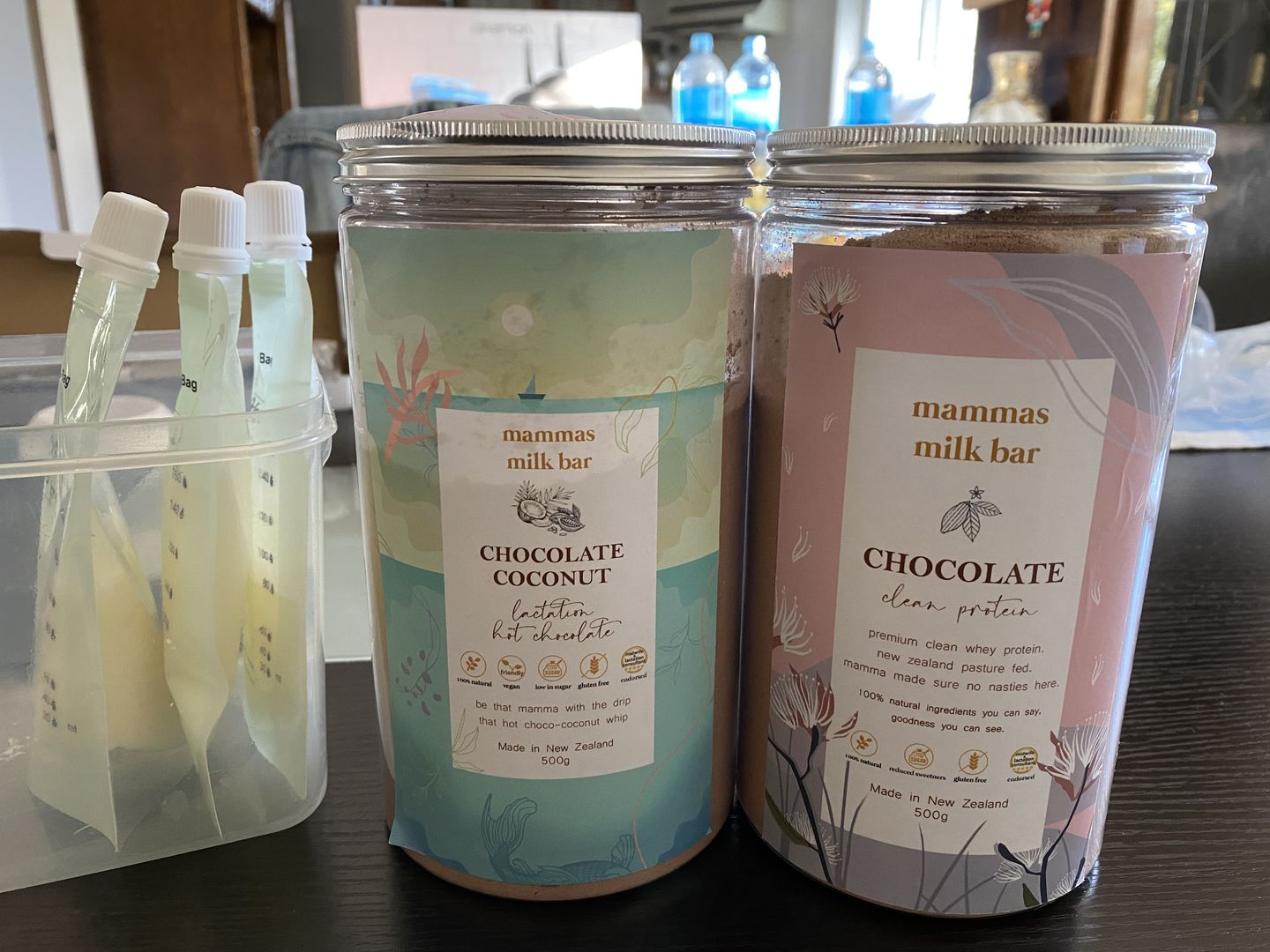Customer photo review of Chocolate Premium Whey Protein