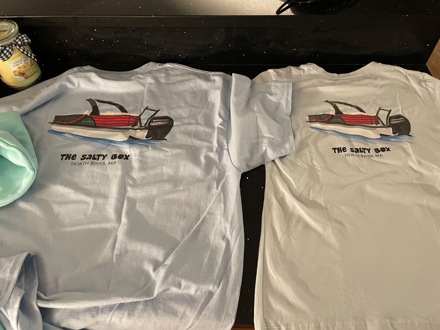 Customer photo review of Custom Boat Koozie