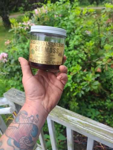 Customer photo review of Elderberry and Soursop Sea Moss Gel Trio