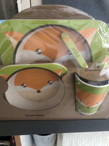 Customer photo review of BAMBOX™ - Set Vaisselle en Bambou pour bébé 5 pièces
