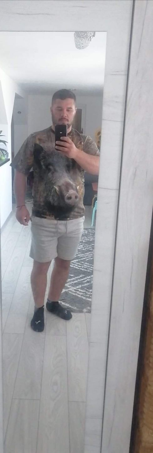 Customer photo review of Tricou Vanatoare din Bumbac Porc Salbatic DGT -  Maneca Scurta
