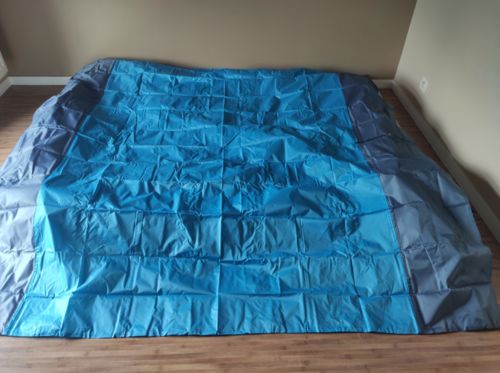 Customer photo review of PlayaCool® | Serviette de plage imperméable