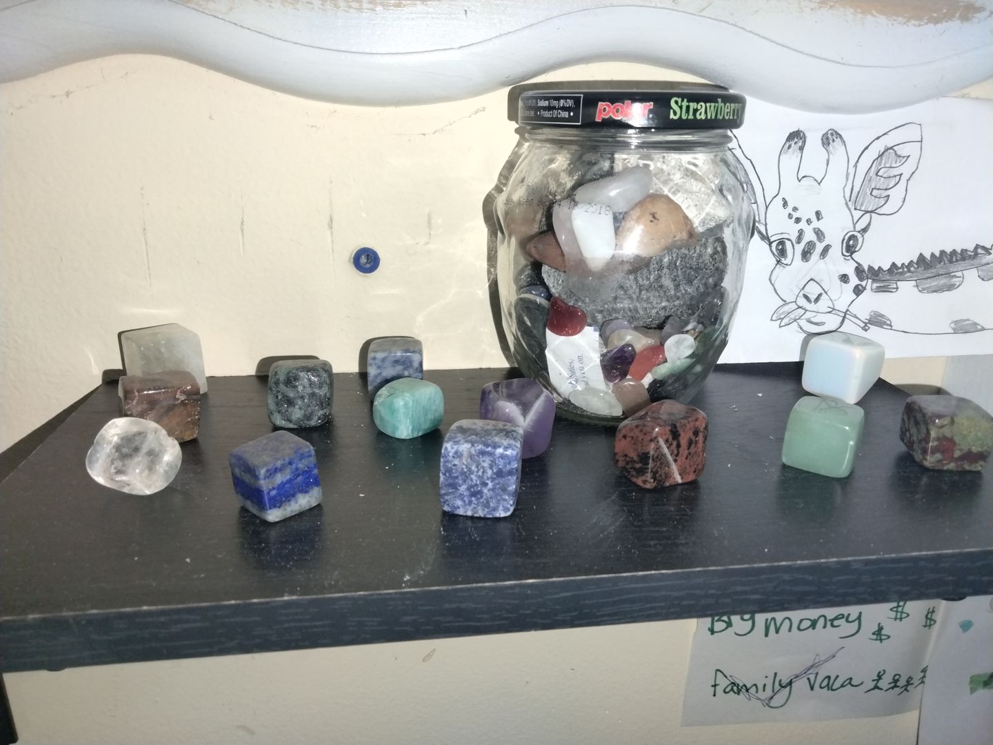 Customer photo review of 19 Unique Tumbled Stones Set