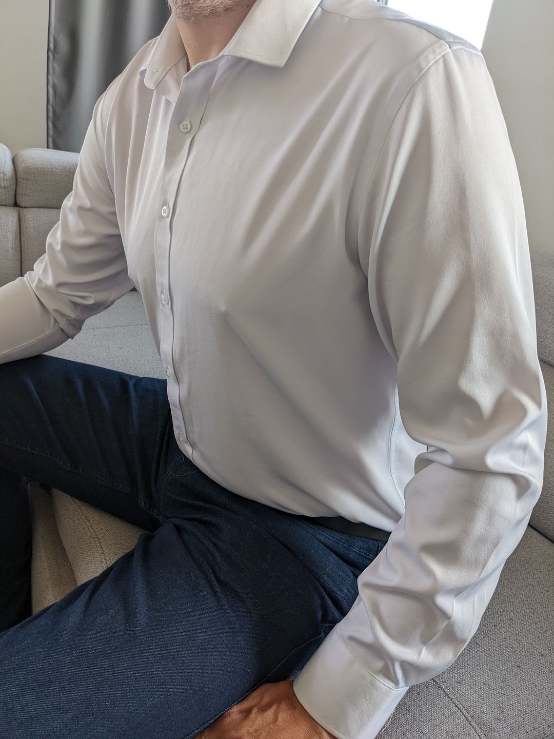 Customer photo review of Stretch Non-iron Anti-wrinkle Shirt