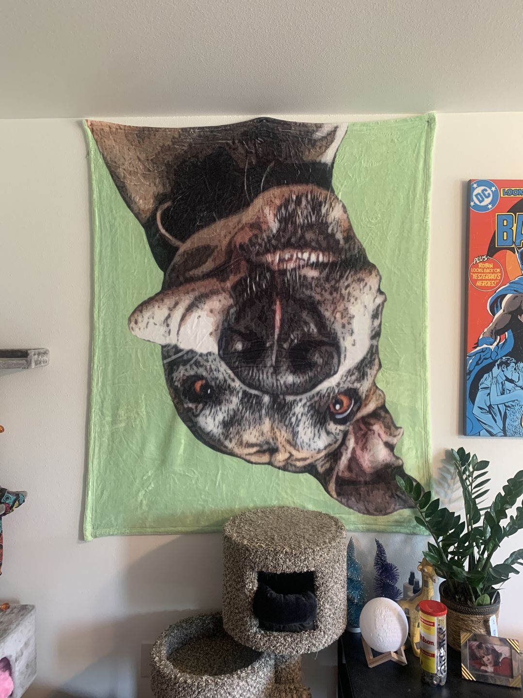 Customer photo review of Custom Pet Art Fleece Blanket