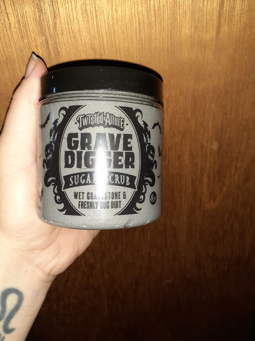 Customer photo review of GraveDigger Sugar Scrub