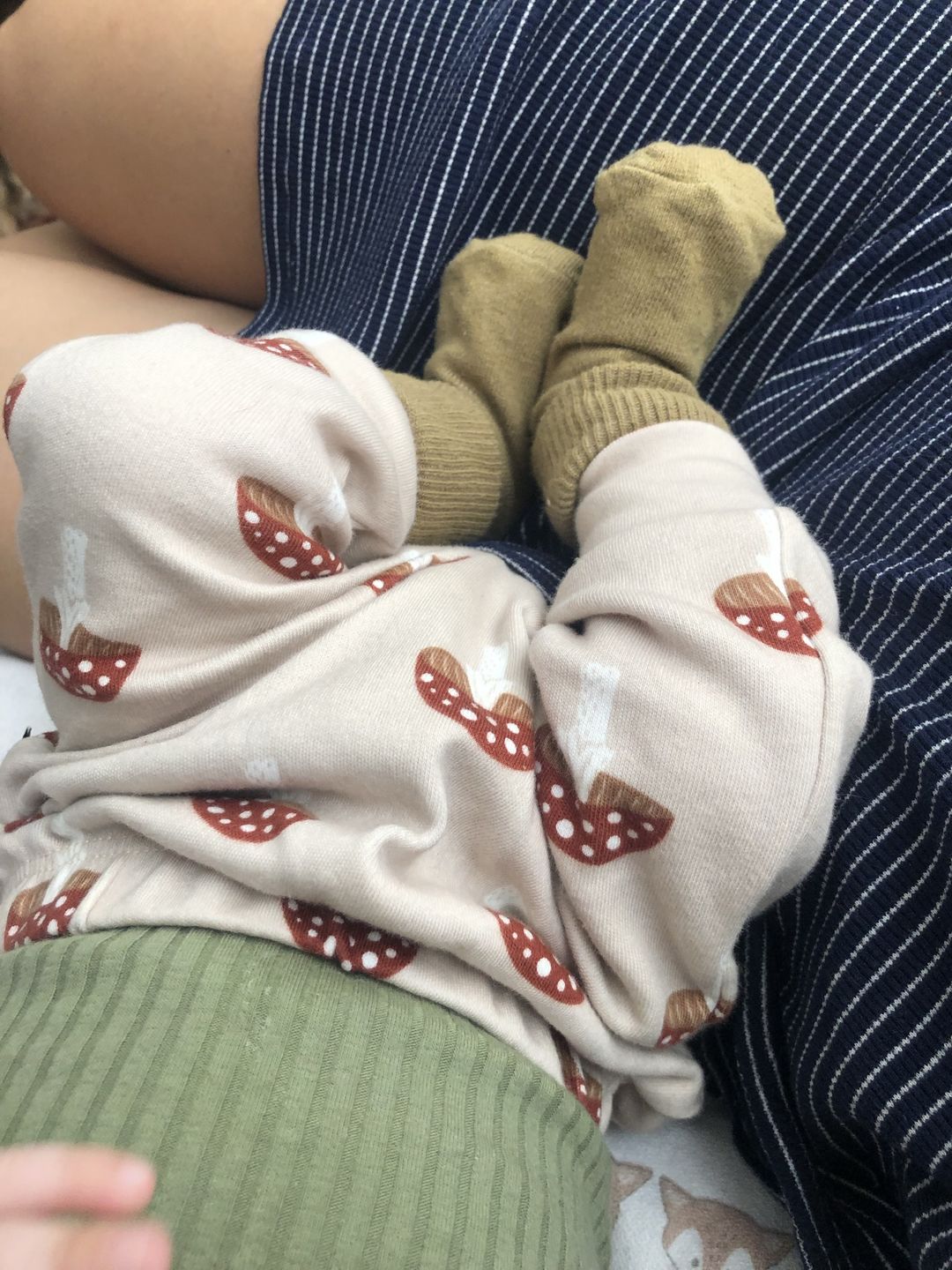 Customer photo review of Calça de Bebê Harém Unissex | Mushi