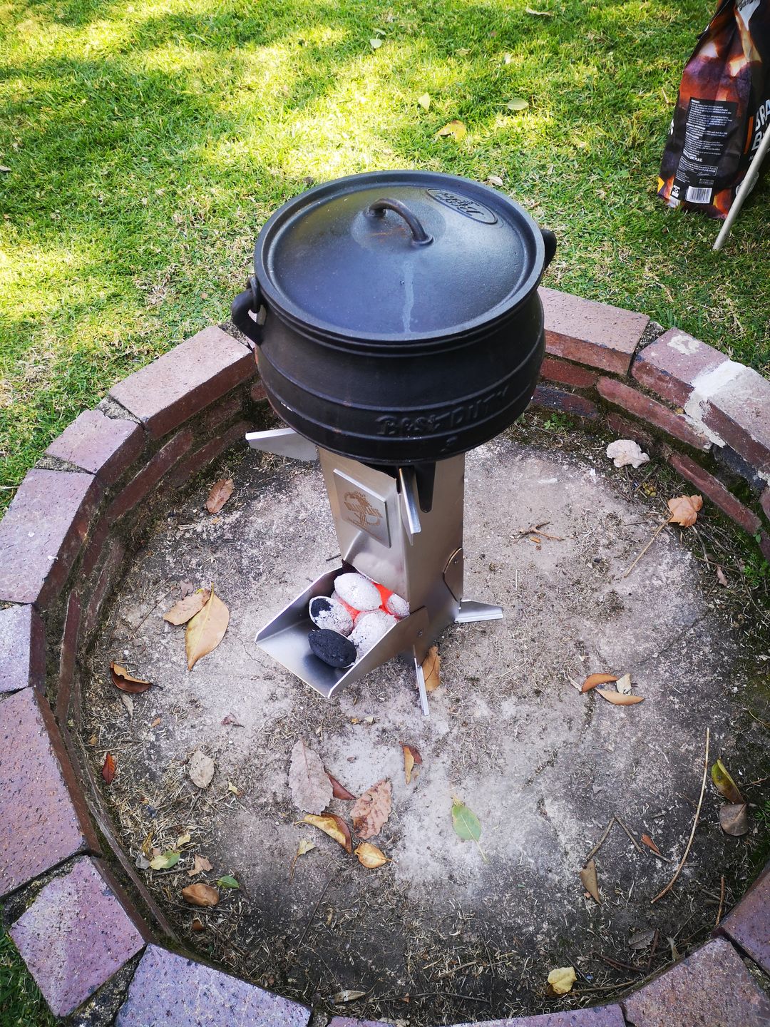 Customer photo review of BraaiPlank™ ROCKETSTOVE+ With Carry Bag