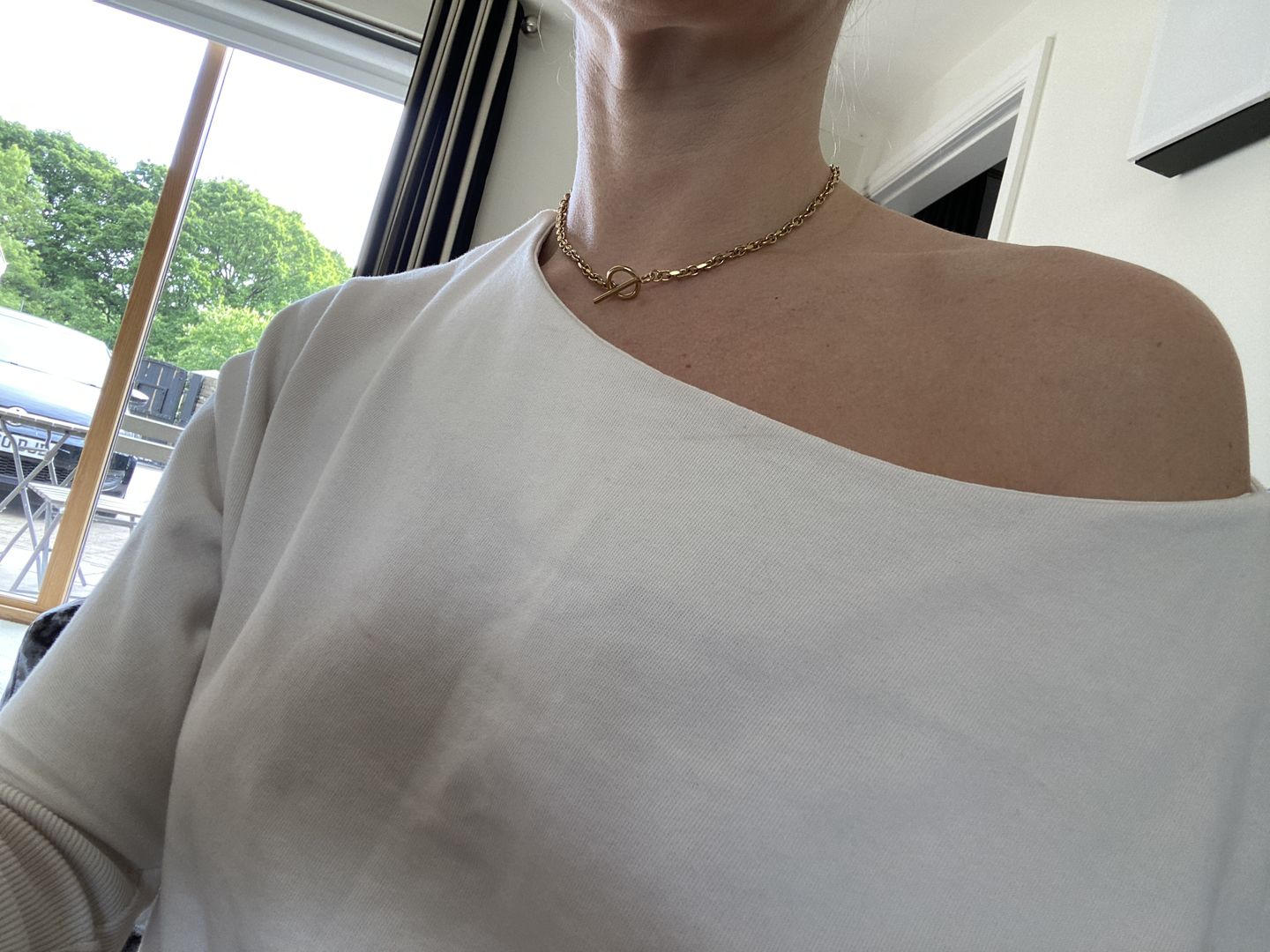 Customer photo review of Cuban Choker Necklace