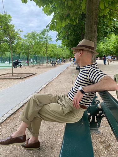 Customer photo review of Breton Stripe T-Shirt