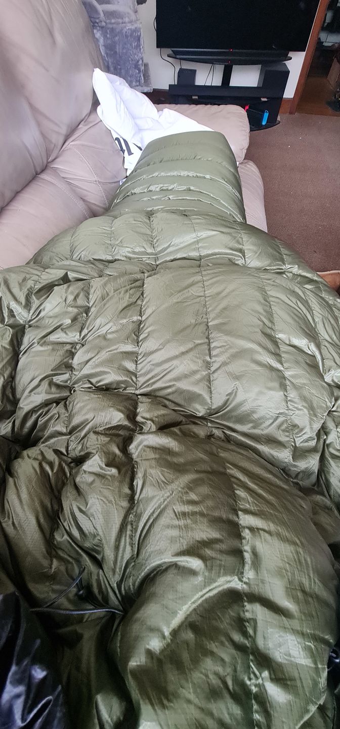 Customer photo review of Ultralight Top Quilt