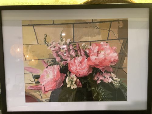 Customer photo review of Custom Paint by Numbers Kit