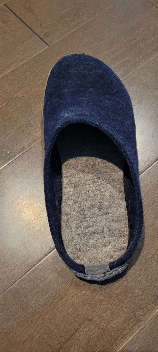 Customer photo review of Wool Felt Insoles - 13mm Thick