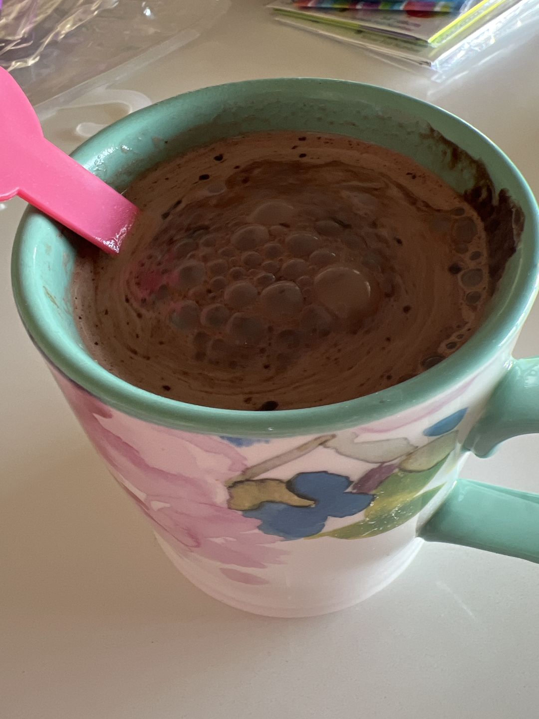 Customer photo review of Drinking Chocolate Powder 1kg
