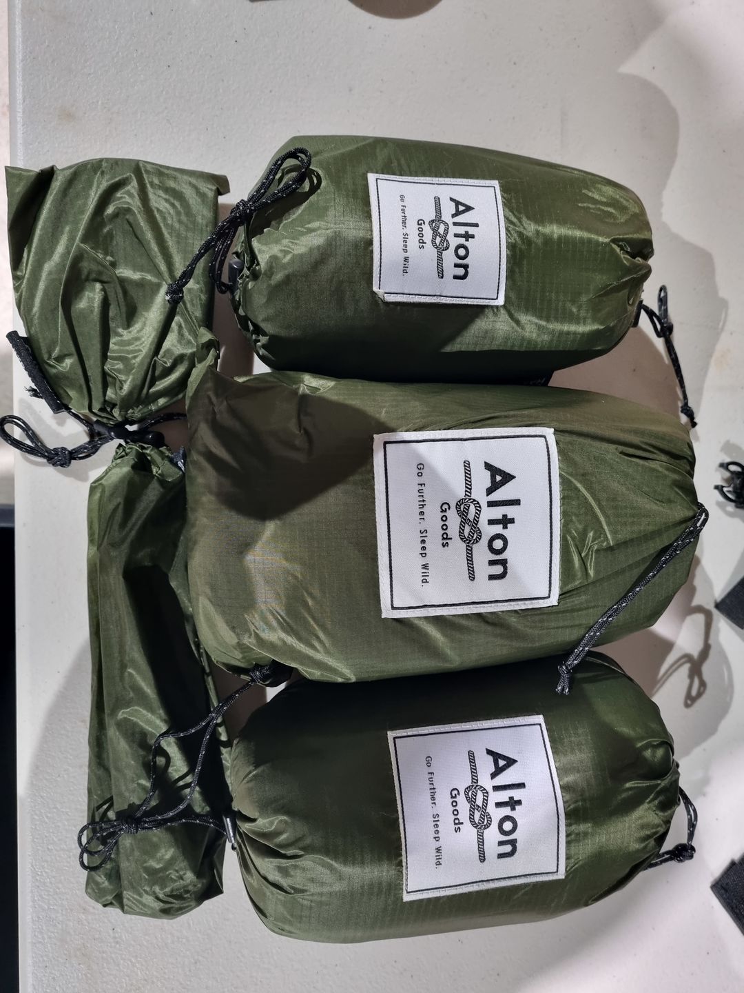 Customer photo review of Ultralight Hammock Set