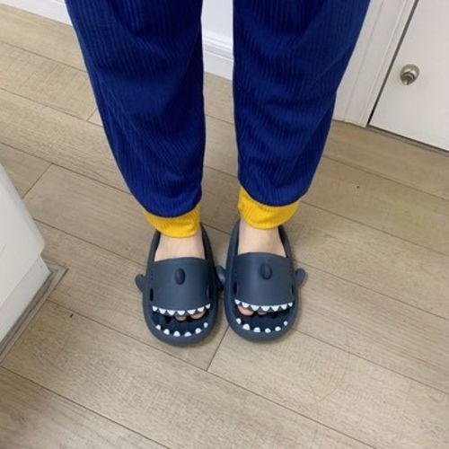 Customer photo review of Shark Slippers 2.0