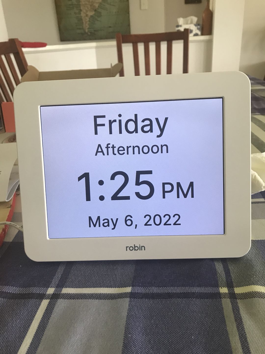Customer photo review of Robin Day Clock