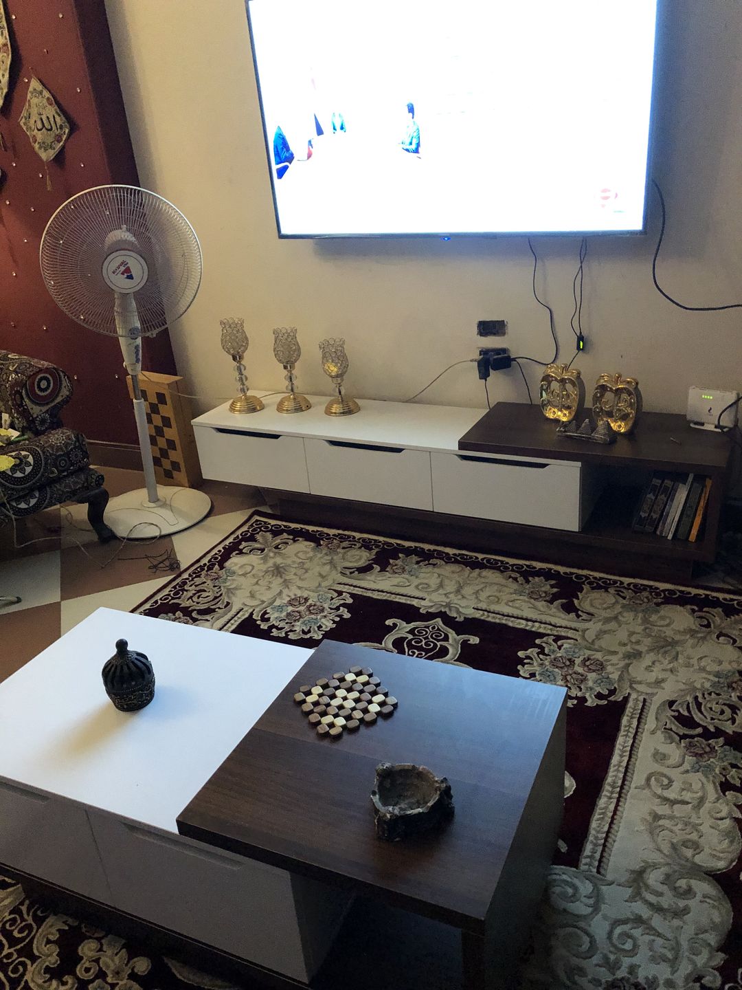Customer photo review of ترابيزة تليفزيون مع ترابيزة قهوة-HQ76