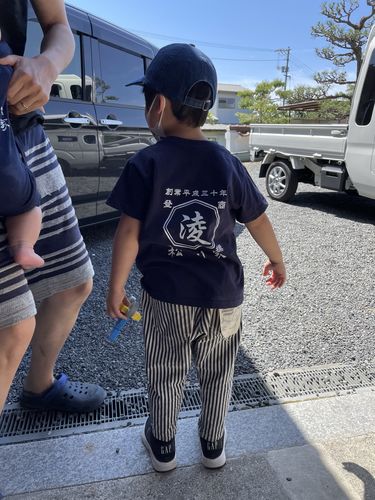 Customer photo review of 商店風－ベビー&キッズ商店Ｔシャツ