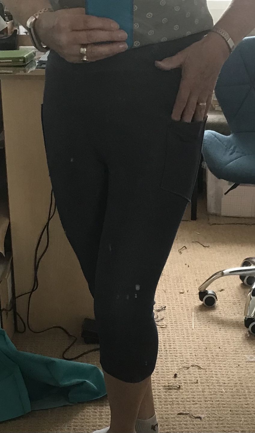 Customer photo review of Denim Jersey Jegging Fabric