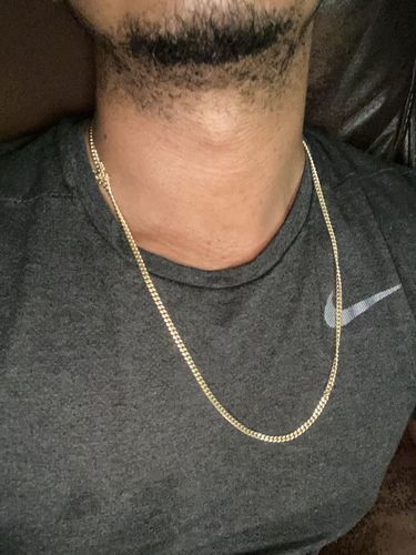 Customer photo review of *NEW* 14K Miami SOLID Cuban Chain(4MM-26”) JTJ™-