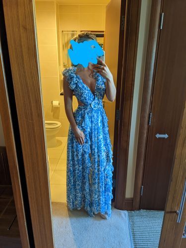 Customer photo review of Skye Maxi Floral Dress