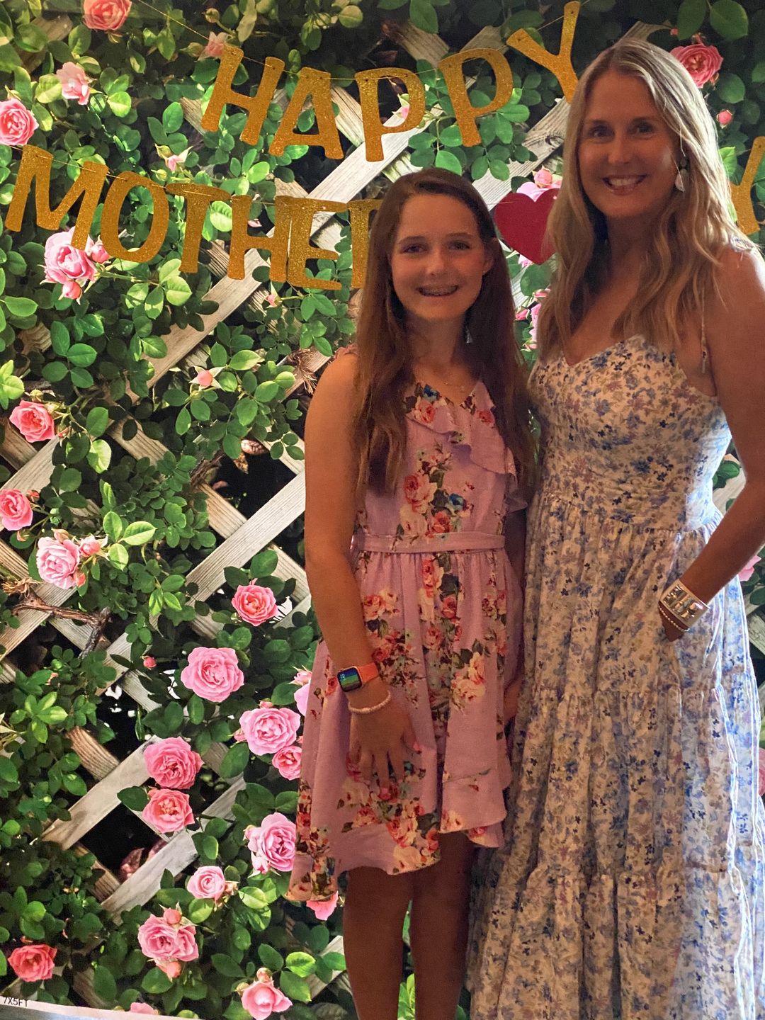 Customer photo review of The Strappy Maxi Dress - Blue Floral