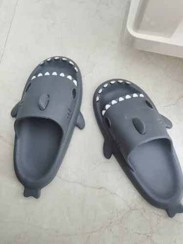 Customer photo review of Shark Slippers 2.0