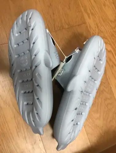 Customer photo review of Shark Slippers 2.0