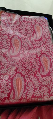 Customer photo review of Rose Pink Kanjivaram Saree