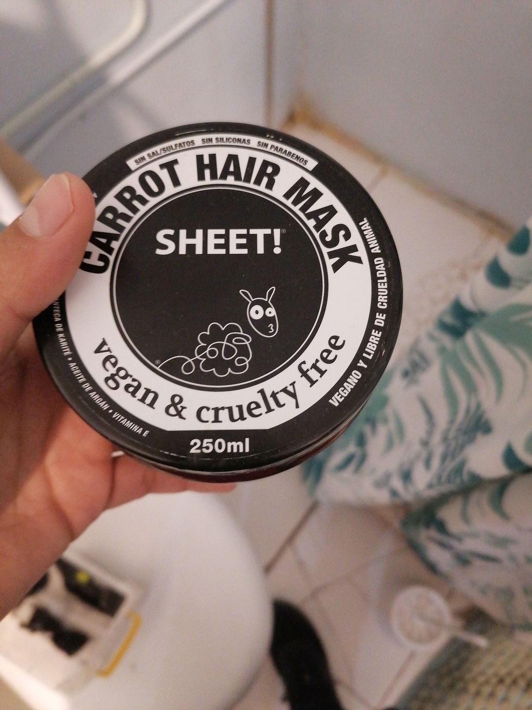 Customer photo review of CARROT MASK