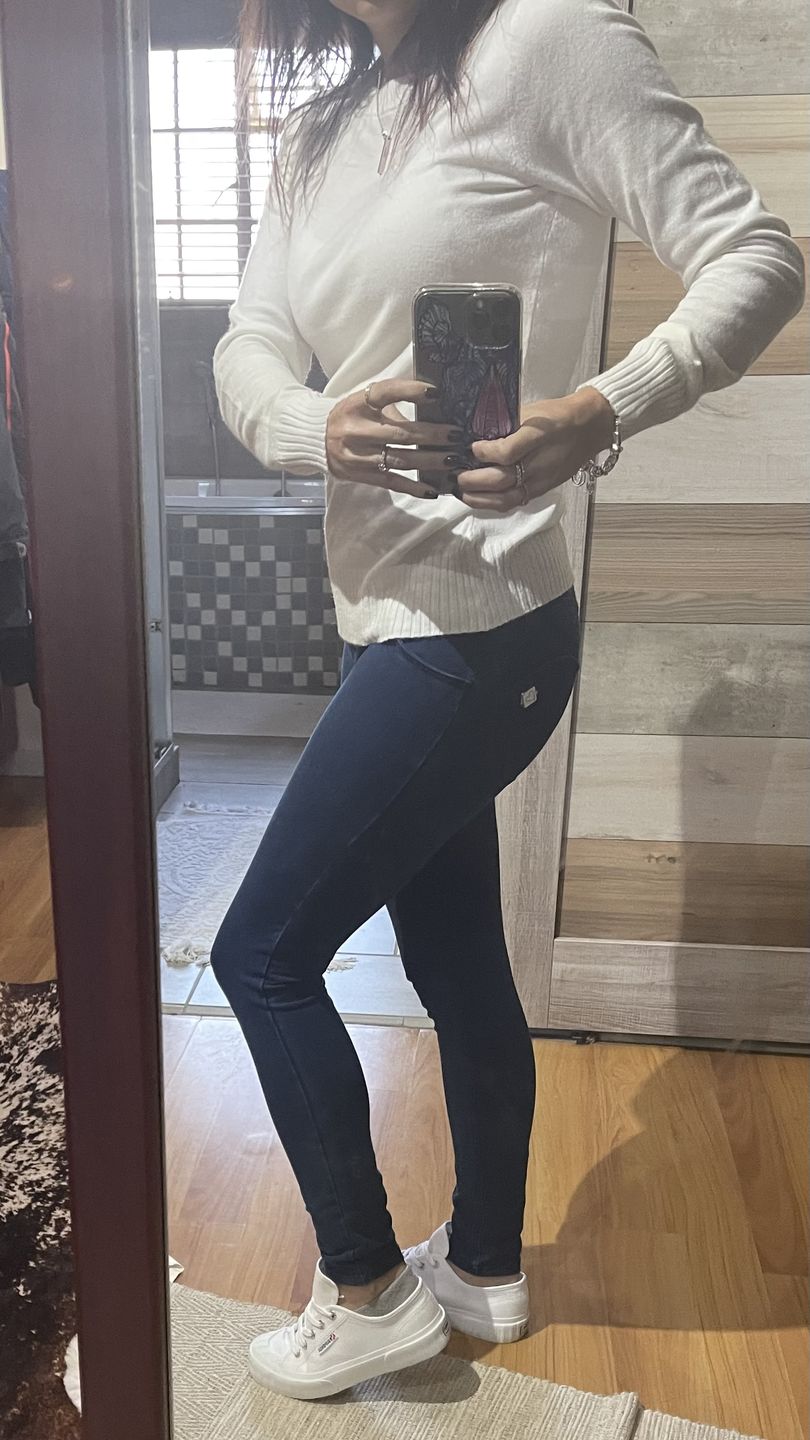 Customer photo review of Butt lifting Jeggings - Dark Blue