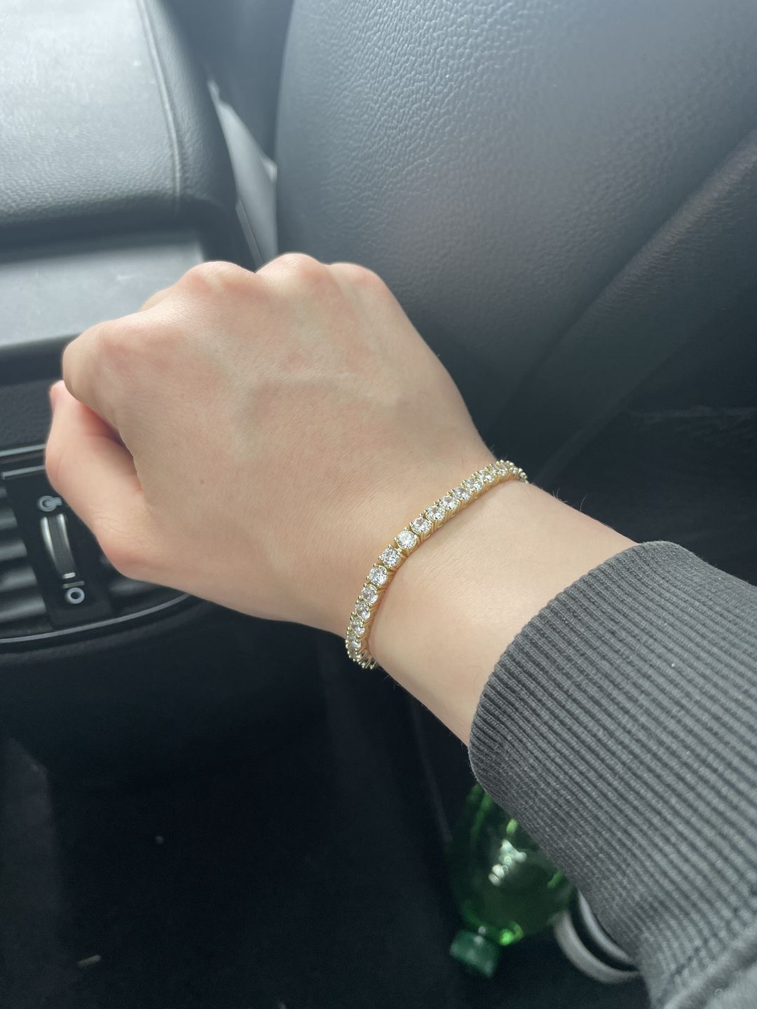 Customer photo review of TENNISBOY. - 4MM 18K GOLD