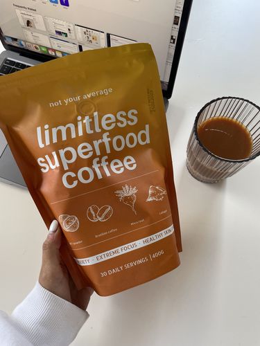 Customer photo review of Limitless Superfood Coffee Collagen + MCT Oil