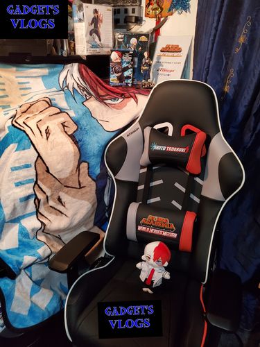 Customer photo review of Shoto Todoroki Gaming Chair - My Hero Academia: World Heroes’ Mission