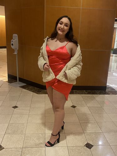 Customer photo review of Roma Corset Dress (RED)