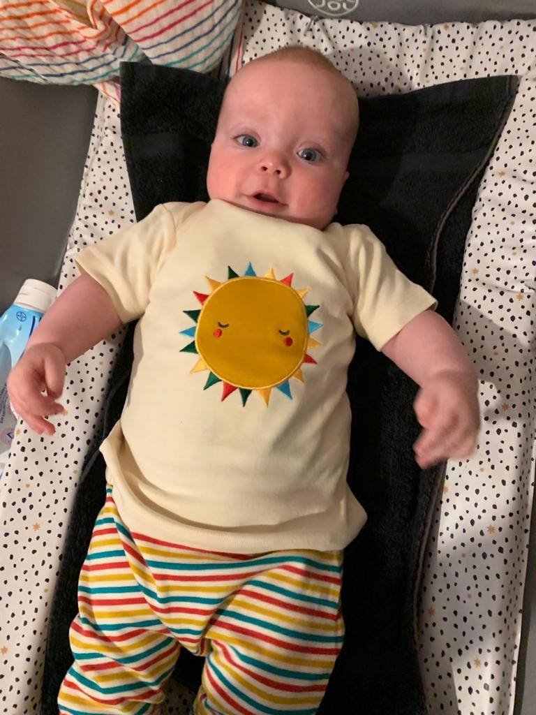Customer photo review of You Are My Sunshine Applique Short Sleeve T-Shirt