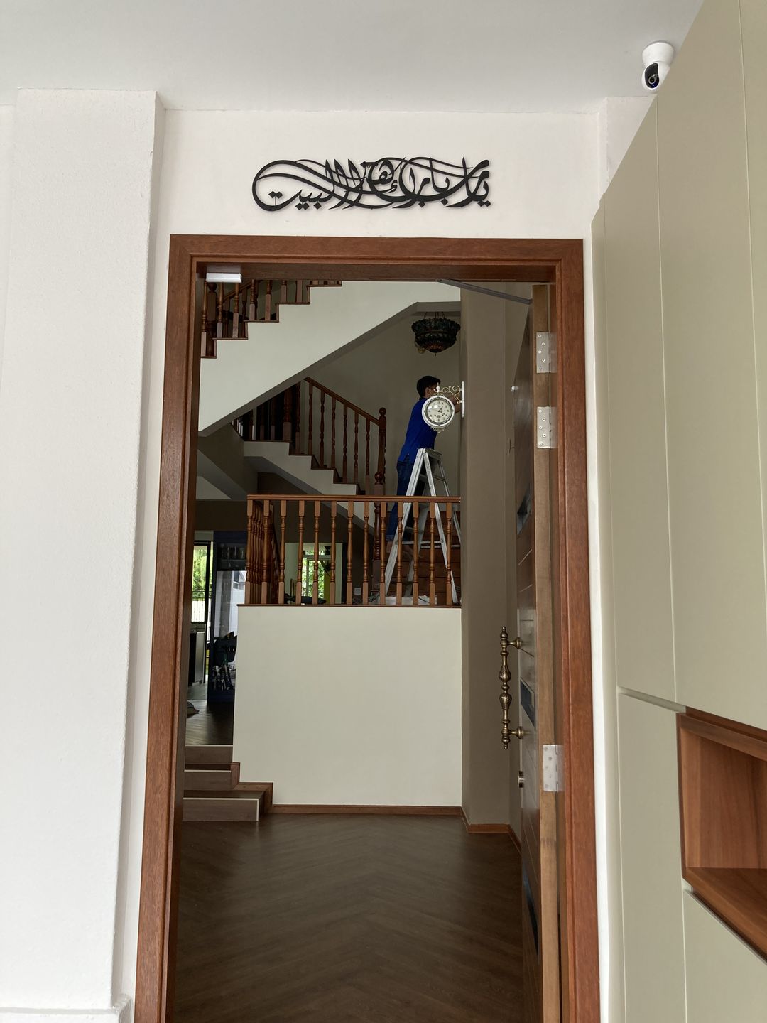 Customer photo review of Dua for Barakah Ya Allah Bless Our Home Metal Islamic Wall Art