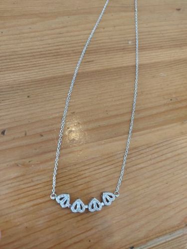 Customer photo review of The Lucky Heart Necklace