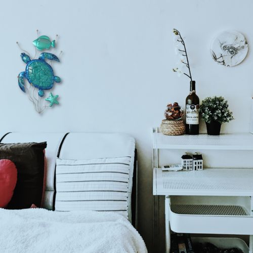 Customer photo review of Metal Wall Art 31x57 MISHELL