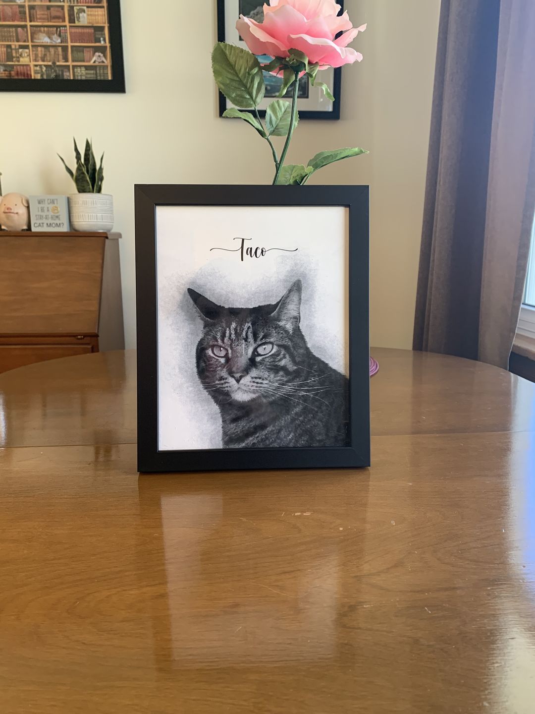 Customer photo review of Custom Pet Portrait