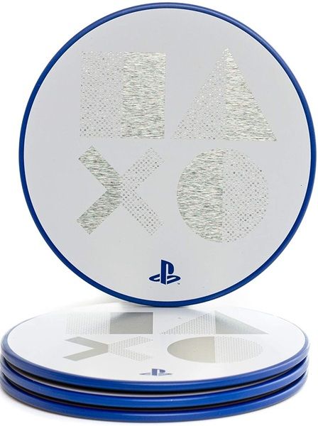 Customer photo review of PlayStation Metal Coasters PS5